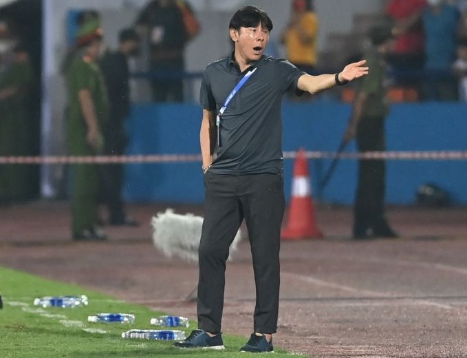 Sumber Gambar : Pelatih Timnas Shin Tae-yong (Antara Foto/Aditya Pradana Putra)