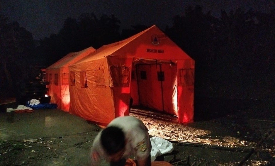 Kebakaran Hanguskan 9 Rumah di Medan Polonia