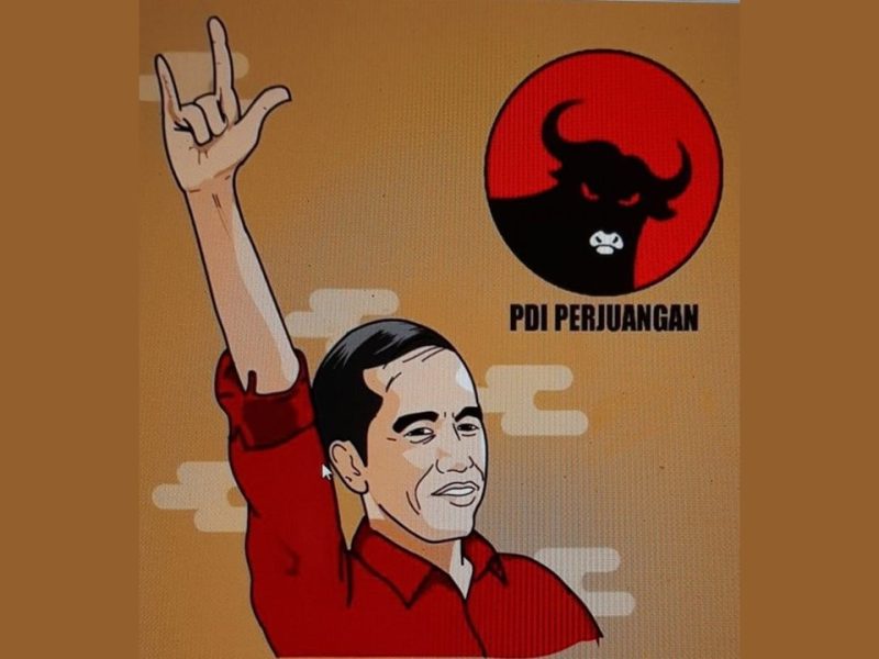 Poster Ilustrasi Joko Widodo | Sumber: Akun resmi PDI Perjuangan di platform media sosial X/@PDI_Perjuangan