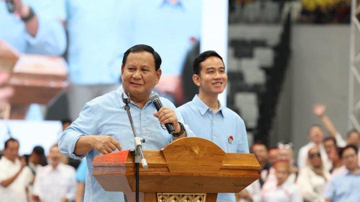 Prabowo Subianto dan Gibran Rakabuming Raka saat masa kampanye Pemilu 2024 | Dokumentasi: Solo.TribunNews.com
