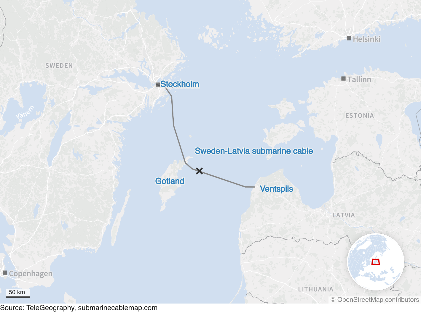 Sambungan Kabel Optil Baltik