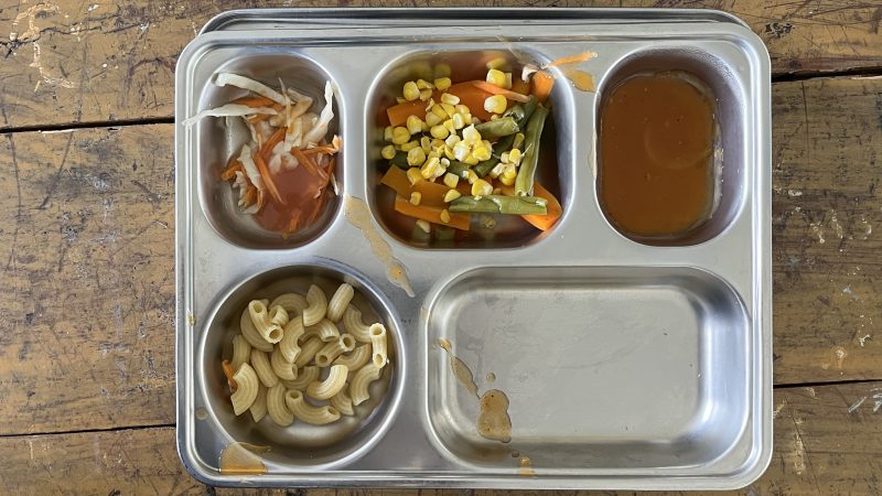 Menu MBG di salah satu sekolah SD yang ada di Tangerang Selatan. Penamara/AgnesMonica