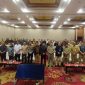 Komisioner KPUD Jakarta Pusat bersama para undangan dalam Rakor Jelang Kampanye
