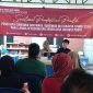 Fitriani Komisioner KPU Kota Jakarta Pusat didampingi PPK Senen Dendy Simanjuntak