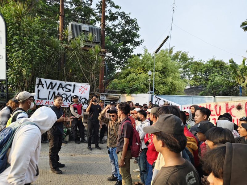 Forum Mahasiswa Tangerang Utara (Formatur) gelar aksi protes soal izin PT TUM 