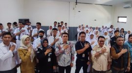 KPUD Jakpus bersama siswa-siswi SMK Meruya