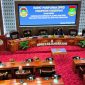 Rapat Paripurna Dewan Perwakilan Rakyat Daerah (DPRD) Kabupaten Tangerang membahas kesepakatan bersama Pj Bupati dan DPRD tentang rancangan KUA dan PPAS 2025 (5/8/2024) | Sumber Gambar : beritabanten.com/Muhtar Sadili