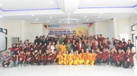 Para Pengurus dan Anggota Ikatan Mahasiswa Nias (IMANIS) Lhokseumawe, Aceh Utara gelar HUT dan Pemeran Budaya (16/11/2024) | Foto: Pengurus IMANIS