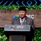 Presiden Prabowo Subianto, menyampaikan pidato utama di KTT APEC, Peru (14/11/2024) | Foto: BPMI Setpres