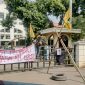 Serikat Mahasiswa Muslimin Indonesia (SEMMI) Cabang Kabupaten/Kota Tangerang menggelar aksi evaluasi kinerja Pemerintah Daerah (Pemda) Kota Tangerang (27/12/2024) | Dokumentasi: Topan Bagaskara 