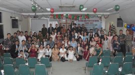 Keterangan: Perayaan Natal 2024 yang digelar Generasi Solidaritas Ono Niha (GSON), Jumat (6/12). | Dokumentasi: April J. Daeli/Arsip