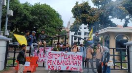 Aksi Penolakan Pembangunan RSUD oleh Serikat Mahasiswa Muslimin Indonesia (SEMMI) Tangerang | Dokumentasi: Topan Bagaskara