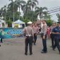 Kegiatan Bagi Takjil oleh Satlantas Polres Tangerang pada Senin (3/3). | Dokumentasi: Fiqri
