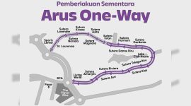 Rute One Way Alam Sutera, Tangerang. | Sumber: via Instagram/@alsut.update