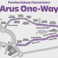 Rute One Way Alam Sutera, Tangerang. | Sumber: via Instagram/@alsut.update