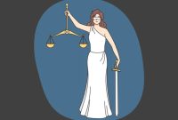 Ilustrasi Themis Dewi Keadilan. | Sumber: iconscout.com