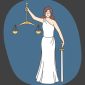 Ilustrasi Themis Dewi Keadilan. | Sumber: iconscout.com