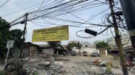 Lokasi Pasar Pisang Tangerang yang digusur | Dokumentasi: Boy Dowi