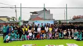 Kegiatan Pengabdian Masyarakat yang diselenggarakan Mahasiswa UBSI di Karawaci Baru.