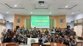 Acara Latihan Dasar Organisai Himpunan Mahasiswa Sumatra Selatan (HMS), Wisma Griya Sahba DPR RI,Bogor, Jawa Barat. | Gambar: Istimewa