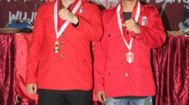 Efrem Elman Aiarif Ndruru dan Noval Fahrizal Gunawan sebagai Ketua Cabang dan Sekretaris Cabang GMNI Jakarta Timur Periode 2025-2027.