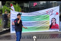 Sarjan H. Rivai, koordinator aksi | Gambar: Ist