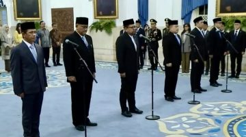 Reshuffle kabinet, Prabowo Lantik 6 Pejabat di Istana Negara