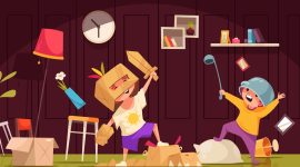 Children creative hobbies cartoon concept with kids wearing handcraft cardboard costumes vector illustration SSUCv3H4sIAAAAAAACA41RTU/DMAz9K5bPFQNx2xE0gRBIExwnDk5iWqttMjlpB5r633H2IXHkEtl5z857L0d0lMXj+ogyDFMuSkVSxPVdgxykJBUacH27NJgLlSlzNq51ngq3hp7665Ldsd7jGh8mGYLENq9eKYaRtM9oGyZn2LPkutaDu5Jwaf4z+JYCa4QrBZfPBqnl6H+qJNOkPDCdFO4M6g+FdbzInSVwOpc0BaklzsnTYPh9tWPW01hvW6V9J15lZq194OytwMfOnlWO4JUto5mhS86Zf/CkJSUDUvS8L3CQ0kEvIcOBSU0pdObFK32Vyg0u2WHsXKbRxmf2lgf8jf8GNpY9uYFhs/0Am4Z3juYeJMLL9gm+ko6WV4Plu6aGzSW+8668CuyTnlSuHPm+1TTFUJNMvX3tsiy/L8HmQvgBAAA=