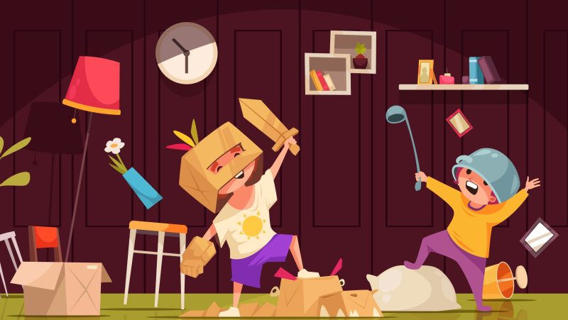 Children creative hobbies cartoon concept with kids wearing handcraft cardboard costumes vector illustration SSUCv3H4sIAAAAAAACA41RTU/DMAz9K5bPFQNx2xE0gRBIExwnDk5iWqttMjlpB5r633H2IXHkEtl5z857L0d0lMXj+ogyDFMuSkVSxPVdgxykJBUacH27NJgLlSlzNq51ngq3hp7665Ldsd7jGh8mGYLENq9eKYaRtM9oGyZn2LPkutaDu5Jwaf4z+JYCa4QrBZfPBqnl6H+qJNOkPDCdFO4M6g+FdbzInSVwOpc0BaklzsnTYPh9tWPW01hvW6V9J15lZq194OytwMfOnlWO4JUto5mhS86Zf/CkJSUDUvS8L3CQ0kEvIcOBSU0pdObFK32Vyg0u2WHsXKbRxmf2lgf8jf8GNpY9uYFhs/0Am4Z3juYeJMLL9gm+ko6WV4Plu6aGzSW+8668CuyTnlSuHPm+1TTFUJNMvX3tsiy/L8HmQvgBAAA=