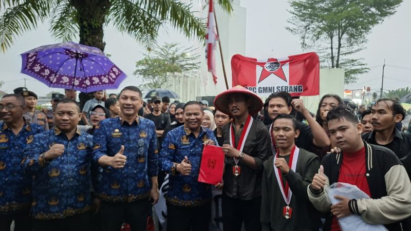 Aksi Gerakan Mahasiswa Nasional Indonesia Cabang Serang, 4 Mei 2026