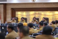 Rapat Evaluasi Kewilayahan di Puspem Kota Tangerang | Foto: Ari Sujatmiko/PENAMARA