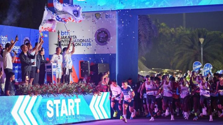 Pelepasan BTN Jakarta International Marathon 2026 | Foto: Ist/MetroTVNews.com