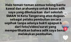 Siswa SMAN 14 Tangerang Dikeluarkan, Pihak Keluarga Pertanyakan Dasar Keputusan Sekolah