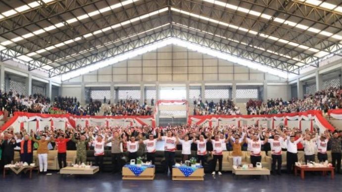 Silaturahmi Kebangsaan di GOR Nambo, Kota Tangerang, 15 Agustus 2026.