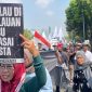 Massa yang peringati Hari Keadilan Ekologis 2026 di depan Gedung DPR RI (21/09) | Foto: Ezra Hanif
